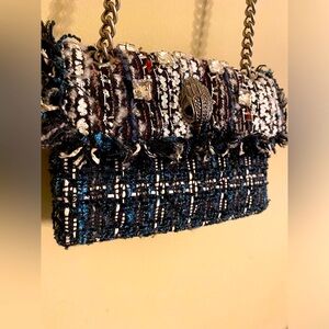 KURT GEIGER mini tweed Kensington bag